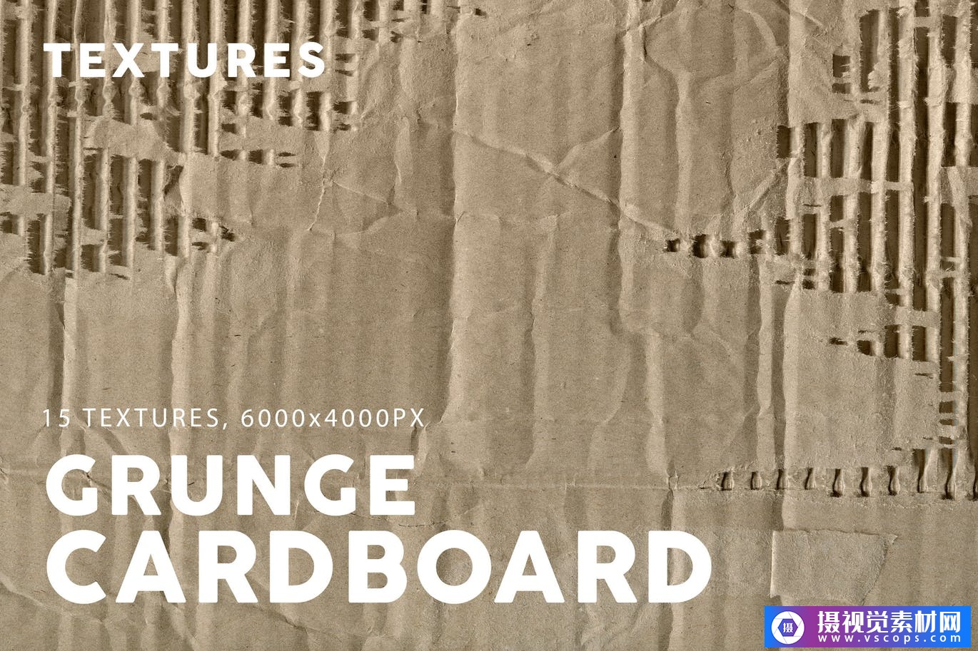 手工做旧硬纸板质感背景纹理素材 Grunge Cardboard Textures