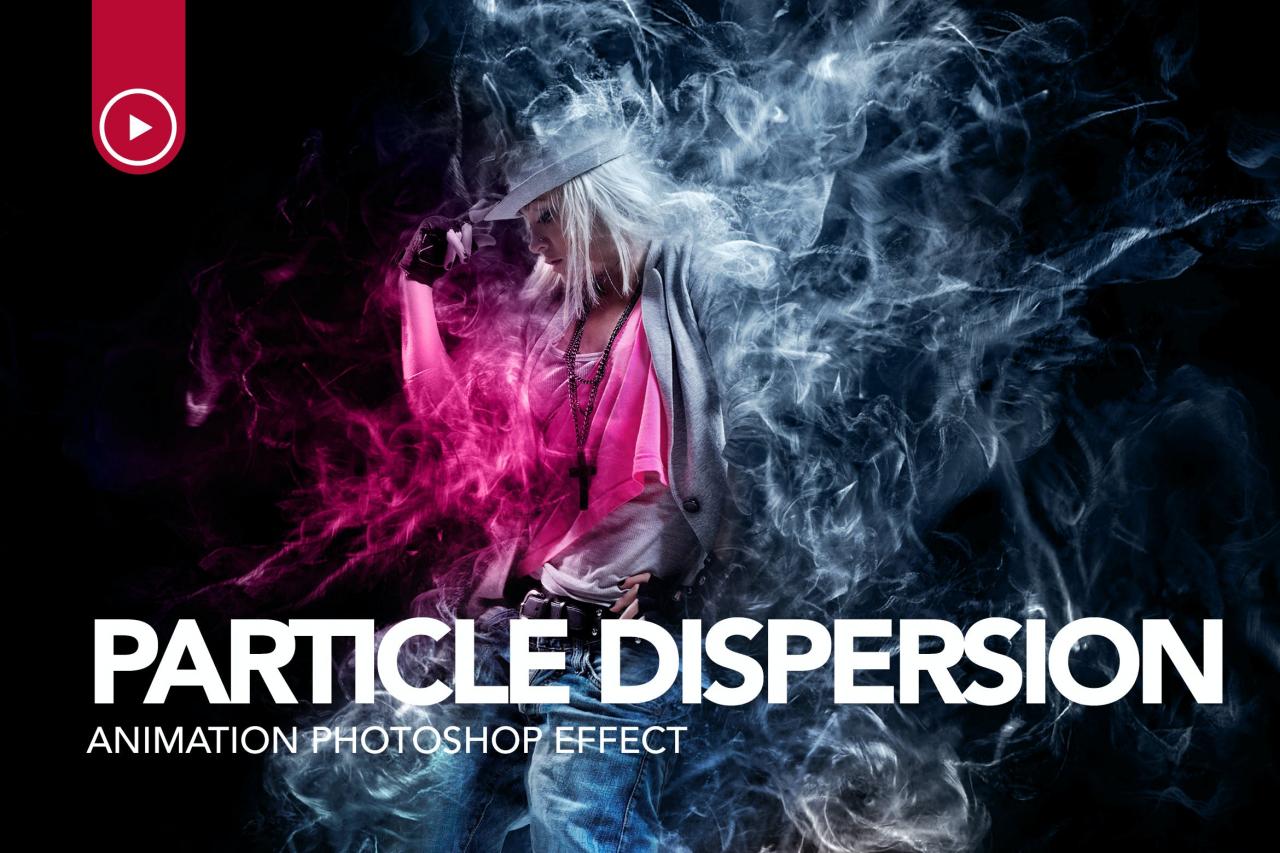 粒子扩散Gif动画Photoshop动作 Gif Animated Particle Dispersion插图