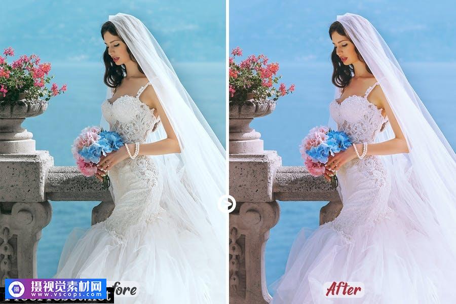 电影婚礼 LUT – 颜色分级过滤器Cinematic Wedding LUTs  Color grading filters插图1
